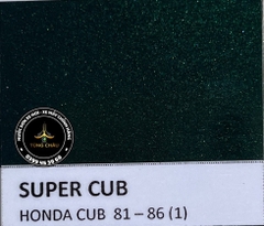 CUB 81 - 86 (1) - MÀU VỎ DƯA CÓ BẠC