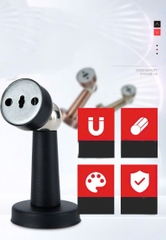 Hít cửa chặn cửa nam châm inox 304 lực hút cực mạnh chốt chặn chống va đập bảo vệ cửa gỗ