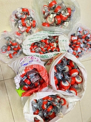 Bánh xe đẩy (đỏ trắng)