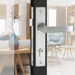 Khóa tay gạt inox dày 1.5mm cửa nhôm/ cửa sắt hộp 30x60 N9783-2 PASINI