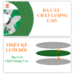 Đá cắt sắt đá cắt inox đá cắt kim loại loại 100mm