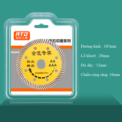 Lưỡi cắt đa năng đỏ cam, chuyên cắt gạch, đá, bê tông