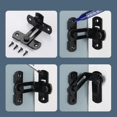 Chốt khóa cửa inox của lùa cửa đẩy 90 độ - 180 độ