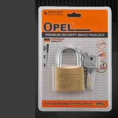 Ổ Khóa Đồng Opel Khóa Bấm 4 Chìa Vuông Điện Tử (Hàng Chính Hãng)