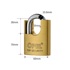 Ổ KHÓA CHỐNG CẮT OPEL (ĐỒNG, 5 CHÌA ĐIỆN TỬ)