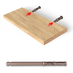 Chốt đỡ kệ vô hình Giá đỡ kệ nổi Lắp đặt dễ dàng