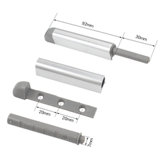 Dụng Cụ Nhấn Mở Tủ Hít Cánh Tủ Nam Châm Inox,Chốt Nút Hít Nam Châm Nhấn Nhả Mở Cửa