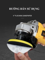 Giấy nhám tròn đường kính 100 mm nhiều số độ mịn thô chà gỗ chà sắt