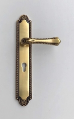 KHÓA TAY GẠT HỢP KIM ROBER (MẠ ĐỒNG RÊU)