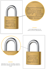 Ổ Khóa Đồng Opel Khóa Bấm 4 Chìa Vuông Điện Tử (Hàng Chính Hãng)
