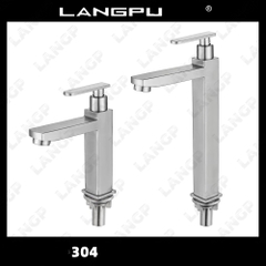 VÒI LABABO ( VUÔNG DÀI ) LẠNH INOX