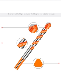 MŨI KHOAN ĐA NĂNG HỢP KIM TAM GIÁC (CAM) KHOAN TƯỜNG GẠCH MEN KÍNH HỢP KIM