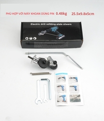 DỤNG CỤ CẮT TOLE KẾT HỢP VỚI MÁY KHOAN