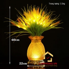 Đèn Bình Bông Lúa Chiêu Tài Thịnh Vượng Bằng Thủy Lưu Ly cao 50cm,60cm,70cm (giá 1 chiếc)