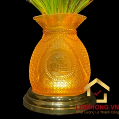Đèn Bình Bông Lúa Chiêu Tài Thịnh Vượng Bằng Thủy Lưu Ly cao 50cm,60cm,70cm (giá 1 chiếc)