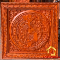 Tranh trống đồng bản đồ Việt Nam kích thước vuông 81x81cm và 87x87 cm