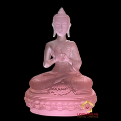 Bộ Tượng Thất Phật Dược Sư Bảy Thế Tay Bằng Đá lưu ly cao 30 cm