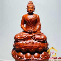 Tượng Phật Thích Ca tịnh tâm kích thước 50x36x30 cm