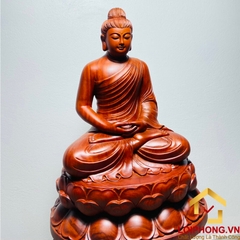 Tượng Phật Thích Ca tịnh tâm kích thước 50x36x30 cm