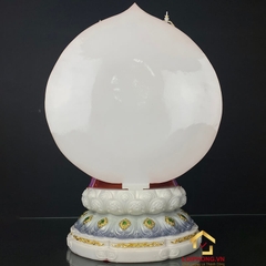 Tượng Thiên Thủ Thiên Nhãn Bằng Bột Đá Sơn Màu Vẽ Gấm cao 30 – 48cm