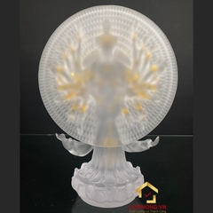 Tượng Thiên Thủ Thiên Nhãn Bằng Lưu Ly Viền Vàng Cao Cấp Cao 30cm