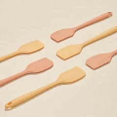 Phới dẹt silicone Moyuum - Phiên bản Mini - Đỏ/Vàng