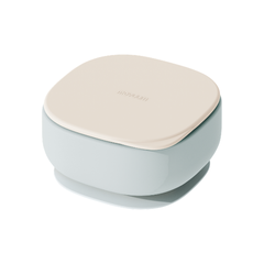 Bát ăn dặm silicone Moyuum - 6m+ - Đỏ/Vàng/Be