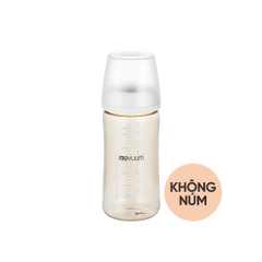 Thế hệ 3 - Bình PPSU Moyuum - Mẫu trơn - 270ml - KHÔNG NÚM