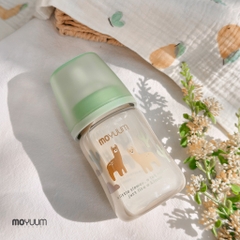 Thế hệ 3 - Bình PPSU Moyuum - Mẫu Lạc đà - 270ml/Kèm núm 2 (3-6m)