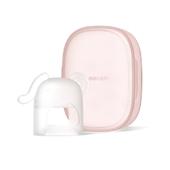 Gặm nướu silicon Moyuum - 3m+ - Hình voi - Màu cam/Vàng/Xanh/Trong suốt