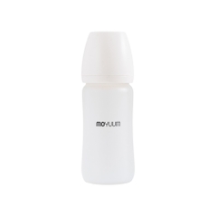 Bình sữa Thủy tinh tráng silicon Moyuum - 240ml - Kèm núm 2