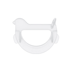 Gặm nướu silicon Moyuum - 3m+ - Hình chim - Màu đỏ/Vàng/Xanh dương/Xanh lam/Trong suốt