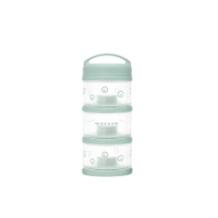 Hộp chia sữa bột Moyuum - 3 ngăn - Phiên bản Happy More