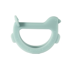 Gặm nướu silicon Moyuum - 3m+ - Hình chim - Màu đỏ/Vàng/Xanh dương/Xanh lam/Trong suốt