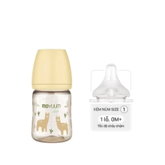 Bình sữa PPSU Moyuum - Lạc đà - 170ml - Kèm núm 1