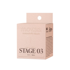 Núm bình sữa Moyuum Natural Fit phiên bản mov.aa - Size 1/2/3/4