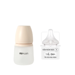 Bình sữa Silicon Moyuum - 160ml - Kèm núm 1