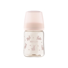 Thế hệ 3 - Bình PPSU Moyuum - Mẫu Thỏ hồng - 170ml/Kèm núm 1 (0-3m)
