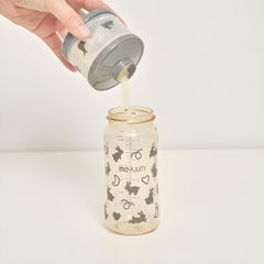 Bộ chia sữa 3 tầng - Màu thỏ đen