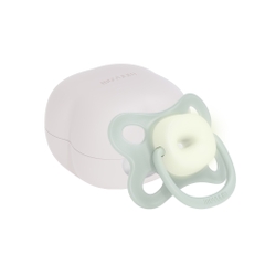 Ty ngậm siêu nhẹ Moyuum - level 2 - 3-6m - Hồng/Xanh