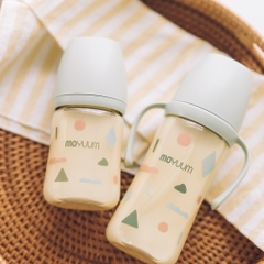 Bình sữa PPSU Moyuum - Mây xanh - 170ml - Kèm núm 1
