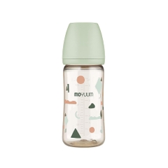 Bình sữa PPSU Moyuum - Mây xanh - 270ml - Kèm núm 2