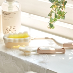 Set cọ núm bình Moyuum - Set 2 chiếc - Màu be san hô
