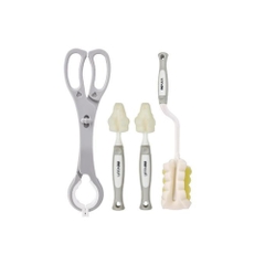 Set cọ núm bình Moyuum - Set 2 chiếc - Màu xám sáng