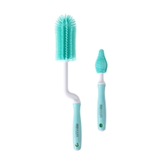 Set cọ bình & núm silicon Moyuum - Màu xanh mint