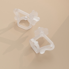 Gặm nướu silicon Moyuum - 3m+ - Hình sư tử - Màu trong suốt