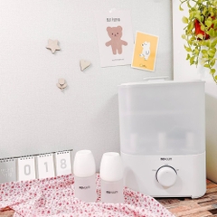 Bình sữa Thủy tinh tráng silicon Moyuum - 150ml - Kèm núm 1