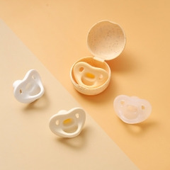 Ty ngậm 100% silicone Moyuum - 1-3m - Màu vàng