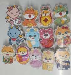 Bao Lì xì Chibi, Lì xì hình Rồng, mẫu lì xì mới năm 2024, quà tặng, mùng tuổi...