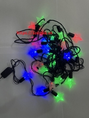 Đèn led dây trang trí các mẫu, hình ngôi sao, hình cây thông, hình kim cương, nháy sáng nhiều màu